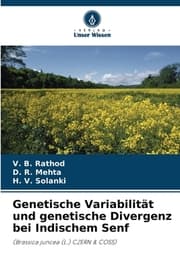 Cover von Genetische Variabilität und genetische Divergenz bei Indischem Senf