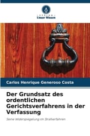 Cover von Der Grundsatz des ordentlichen Gerichtsverfahrens in der Verfassung