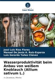 Cover von Wasserproduktivität beim Anbau von weißem Knoblauch (Allium sativum L.)