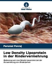 Cover von Low Density Lipoprotein in der Rindervermehrung