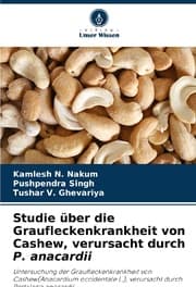 Cover von Studie über die Graufleckenkrankheit von Cashew, verursacht durch P. anacardii