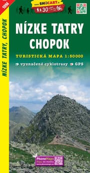 Cover von Nízké Tatry, Chopok / Niedere Tatra, Chopok (Wander - Radkarte 1:50.000)