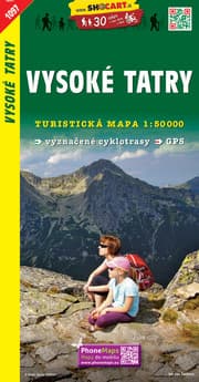 Cover von Vysoké Tatry / Hohe Tatra (Wander - Radkarte 1:50.000)