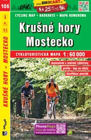 Cover von Krusné hory, Mostecko / Erzgebirge, Brüx (Radkarte 1:60.000)