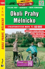 Cover von Okolí Prahy, Mlnicko / Prag Umgebung, Melnik (Radkarte 1:60.000)