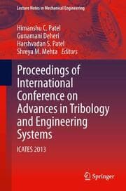 Cover von Proceedings of International Conference on Advances in Tribology and Engineering Systems