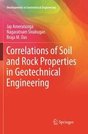 Cover von Correlations of Soil and Rock Properties in Geotechnical Engineering