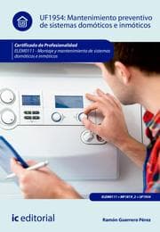 Cover von Mantenimiento preventivo de sistemas domóticos e inmóticos. ELEM0111