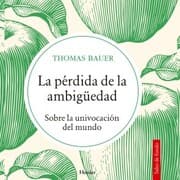 Cover von La pérdida de la ambigüedad