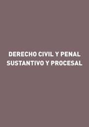 Cover von Derecho civil y penal sustantivo y procesal