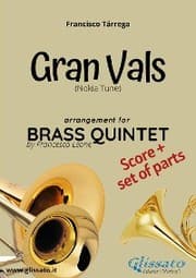 Cover von Gran vals (nokia tune) - Brass Quintet score & parts