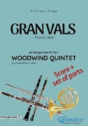 Cover von Gran vals - Woodwind Quintet score & parts