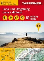 Cover von 3D-Wanderkarte Lana und Umgebung