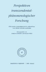 Cover von Perspektiven transzendentalphänomenologischer Forschung