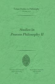 Cover von Studies in Process Philosophy II