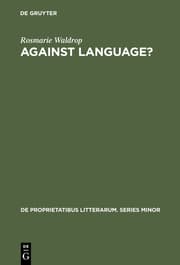 Cover von Against Language?