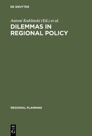 Cover von Dilemmas in Regional Policy