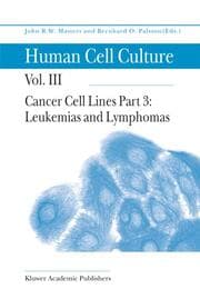 Cover von Human Cell Culture: Volume III