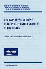 Cover von Lexicon Development for Speech and Language Processing