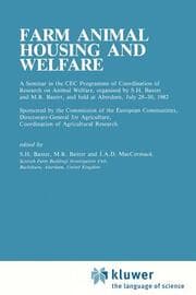 Cover von Farm Animal Housing and Welfare