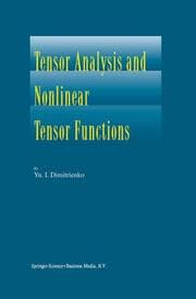 Cover von Tensor Analysis and Nonlinear Tensor Functions