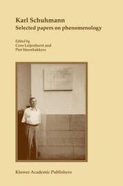 Cover von Karl Schuhmann, Selected papers on phenomenology