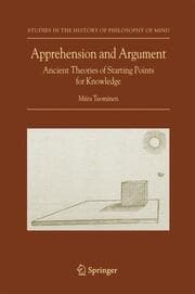 Cover von Apprehension and Argument