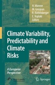 Cover von Climate Variability, Predictability and Climate Risks