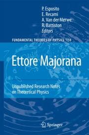 Cover von Ettore Majorana: Unpublished Research Notes on Theoretical Physics