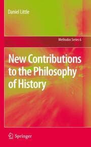 Cover von New Contributions to the Philosophy of History