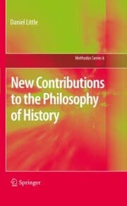 Cover von New Contributions to the Philosophy of History