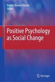 Cover von Positive Psychology as Social Change