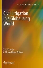 Cover von Civil Litigation in a Globalizing World