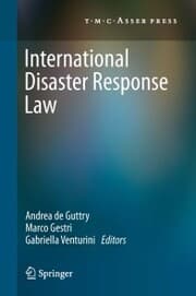 Cover von International Disaster Response Law
