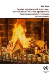 Cover von Code of Good Practice for Wood-burning and Small Combustion Installations (Russian language)