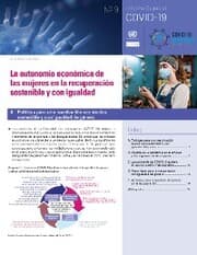 Cover von La autonomía económica de las mujeres en la recuperación sostenible y con igualdad