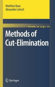 Cover von Methods of Cut-Elimination
