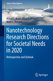 Cover von Nanotechnology Research Directions for Societal Needs in 2020
