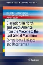 Cover von Glaciations in North and South America from the Miocene to the Last Glacial Maximum