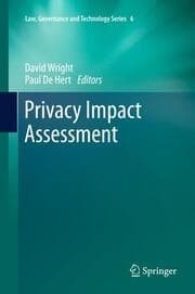 Cover von Privacy Impact Assessment
