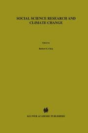 Cover von Social Science Research and Climate Change