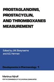Cover von Prostaglandins, Prostacyclin, and Thromboxanes Measurement