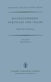 Cover von Magnetospheric Particles and Fields