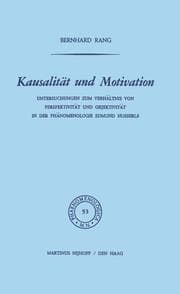 Cover von Kausalität und Motivation
