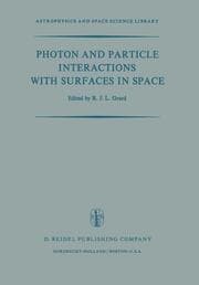 Cover von Photon and Particle Interactions with Surfaces in Space