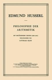 Cover von Philosophie der Arithmetik