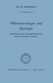 Cover von Phänomenologie und Egologie