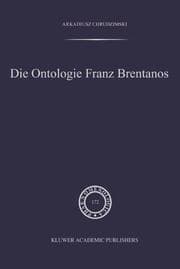 Cover von Die Ontologie Franz Brentanos