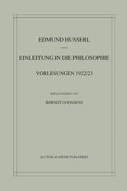 Cover von Einleitung in die Philosophie