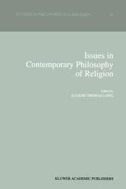 Cover von Issues in Contemporary Philosophy of Religion